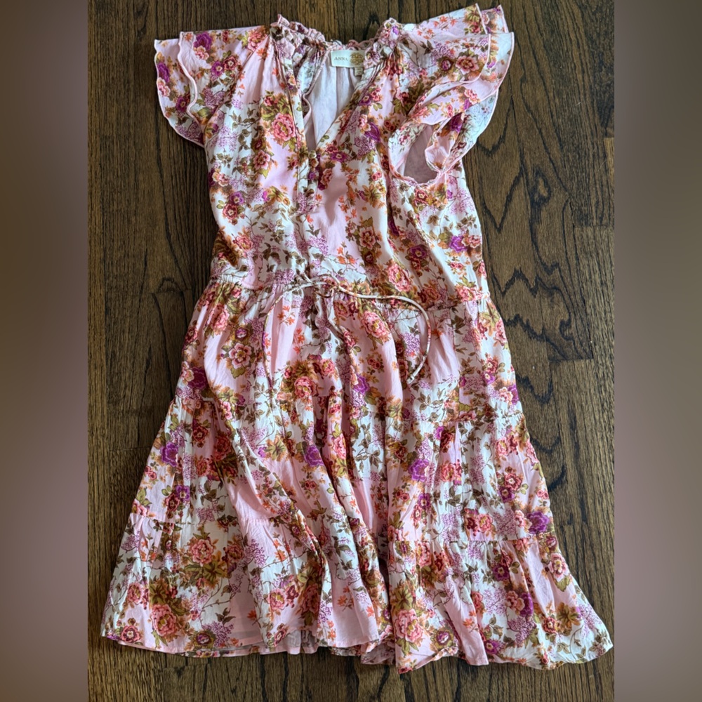 Anna Cate Pink Floral Sundress
